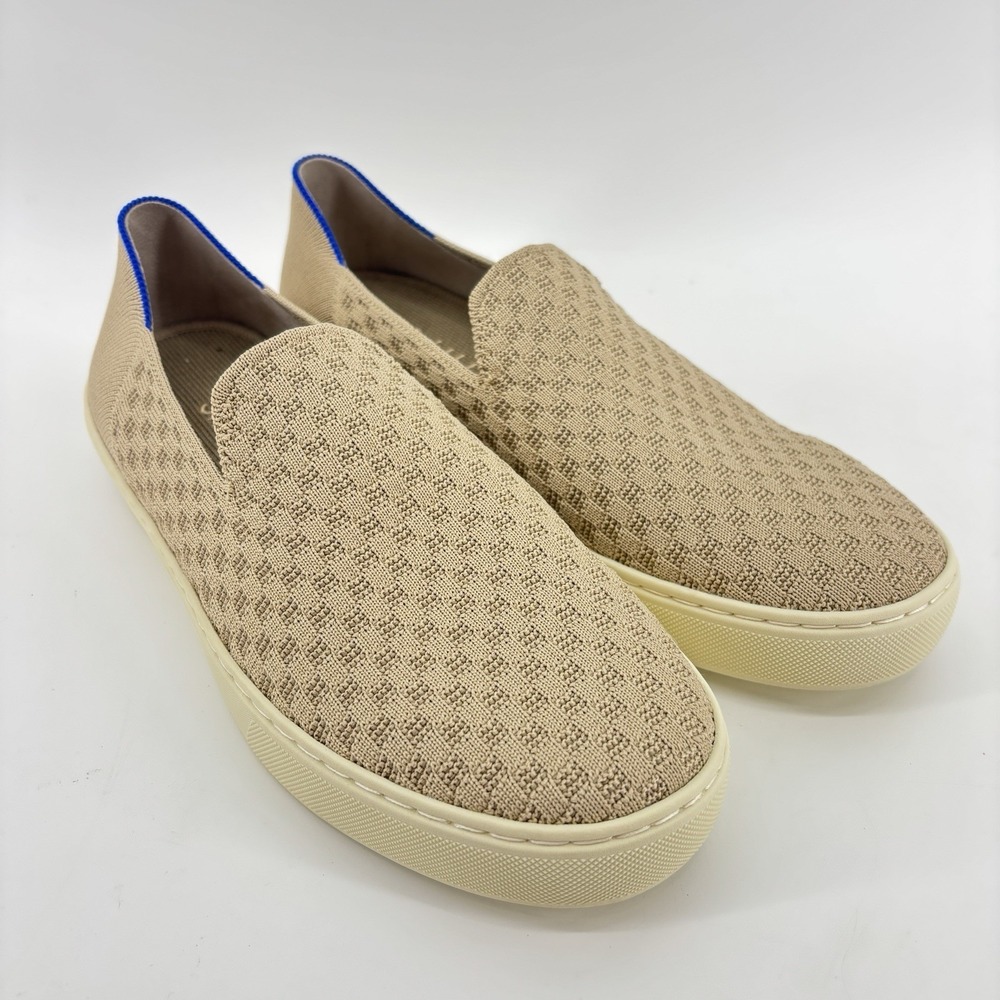 Rothy's Original Slip On Sneaker Womens Size 10 Tan Honeycomb Retired Comfort
